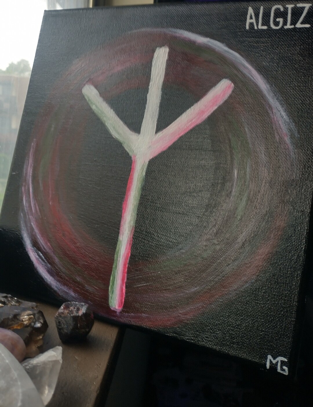 Personalized Runes Hand Painted 10