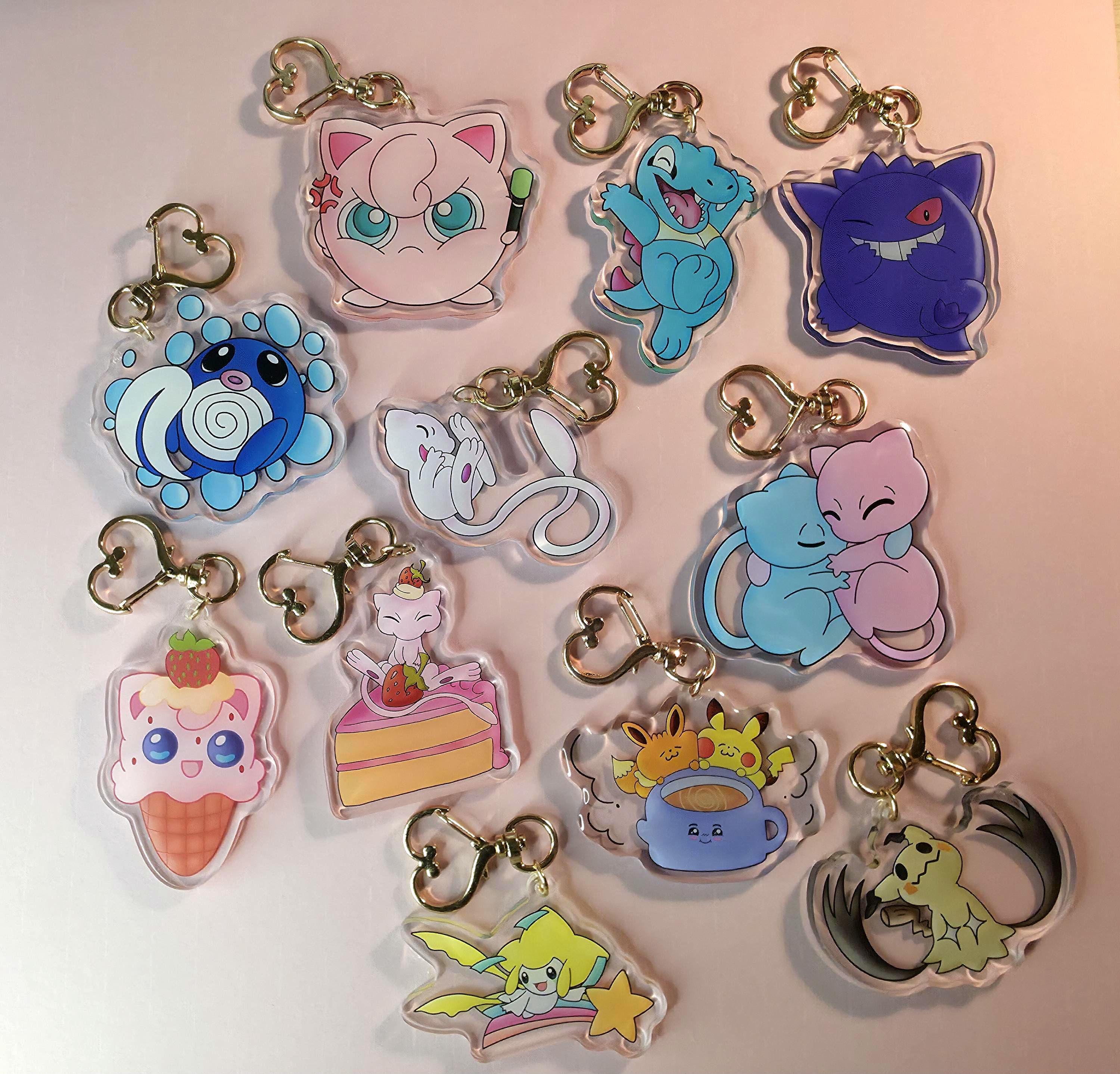 Bijou De Sac Pokemon Vert - Pendentif Lys Vert Pomme Pour Téléphone - Lys Des Jardins