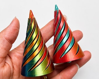 Spiral fidget cone
