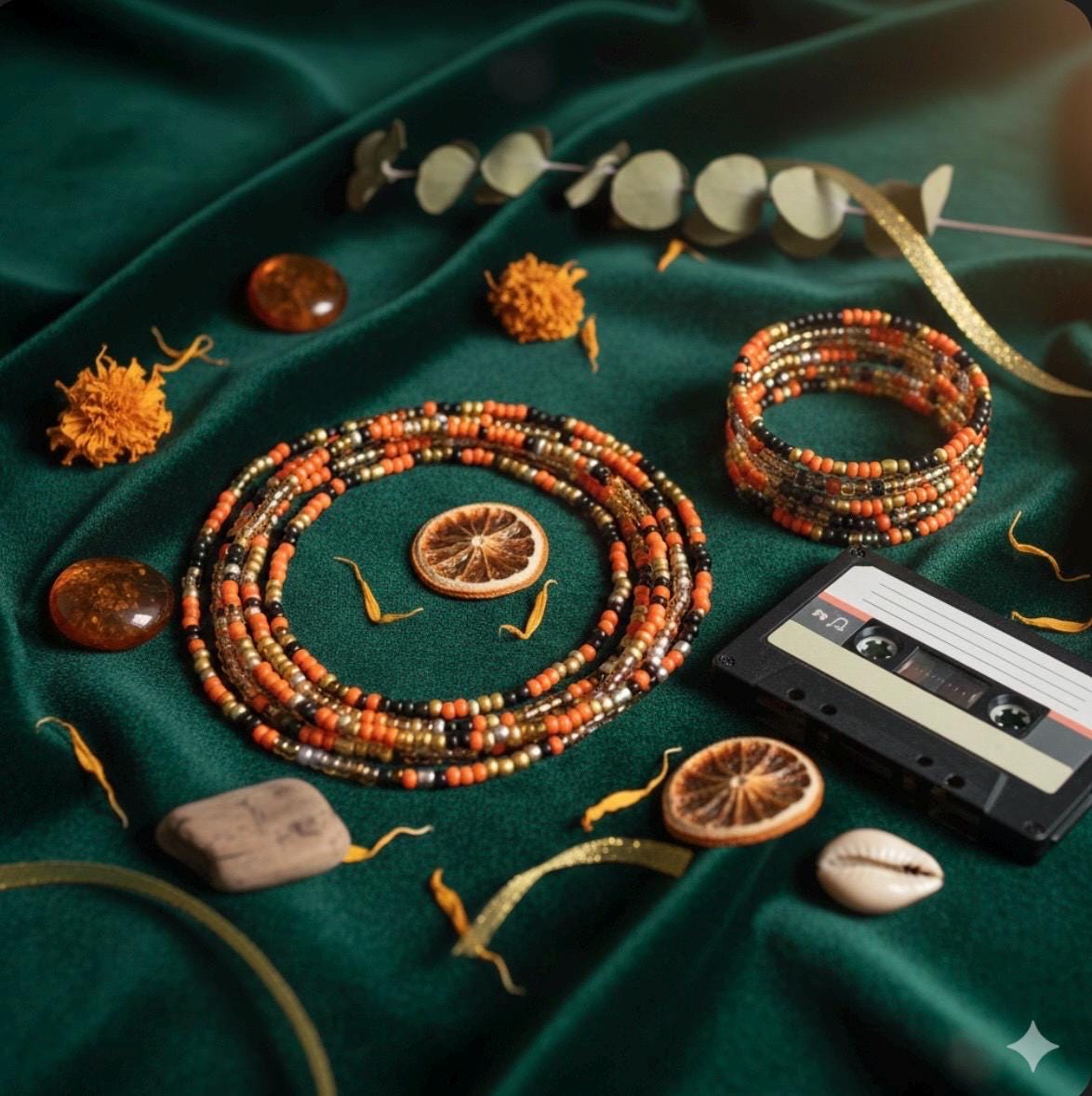 Waist Beads and Matching Bracelets - Etsy display picture 3