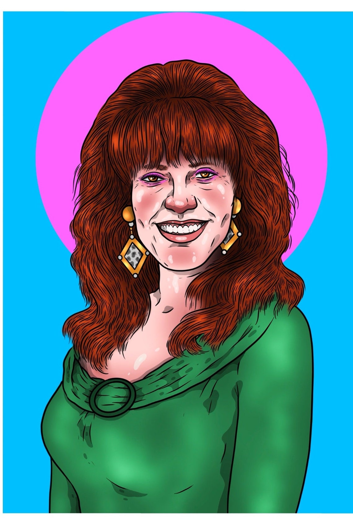 Peggy Bundy Married With Children Art Print 11.7 X 16.5 Etsy