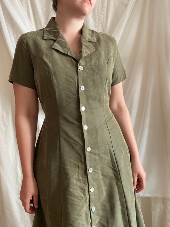 preppy green dress Crinkle Satin Sleeveless Maxi Wrap Dress | Gown