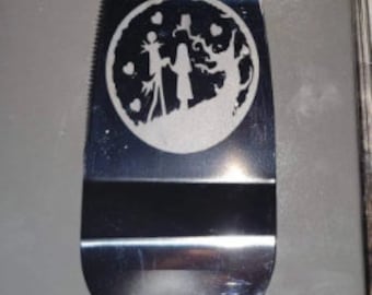 L&#39;Étrange Noël de Jack et Sally gravés ensemble de gâteaux gravés Mariage/Personnalisé/Personnalisé/Fiançailles/Anniversaire/Cadeau de gâteau