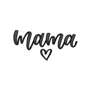 Mama Machine Embroidery Design. 4 Sizes. Mother Embroidery Design
