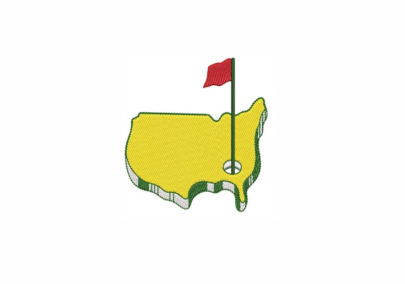 Golf Machine Embroidery Design. 6 Sizes. Sports Embroidery