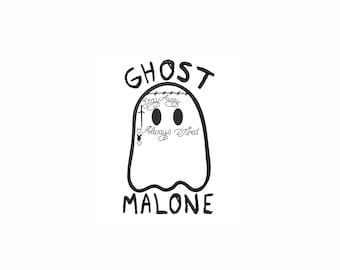 Ghost Machine Embroidery Design. 4 Sizes. Funny Ghost Embroidery Design. Halloween Embroidery Design
