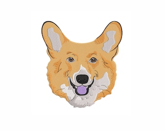 Dog Machine Embroidery Design. 4 Sizes. Welsh Corgi Embroidery Design