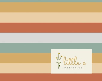 Retro Striped Seamless File, Minimal Seamless Pattern for Fabric, Modern Stripe Digital Paper, Seamless Repeat Pattern File
