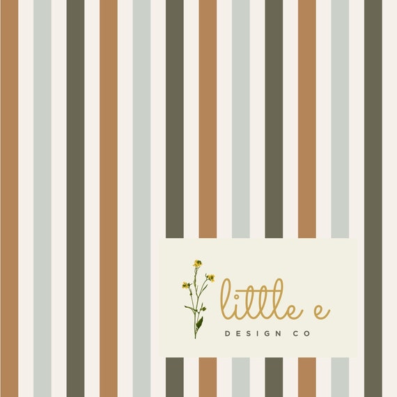Fall Striped Seamless File, Minimal Seamless Pattern for Fabric, Modern Neutral Digital Paper, Seamless Repeat Pattern File
