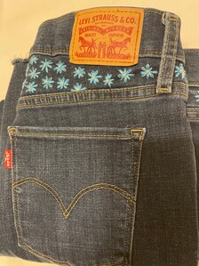 Daisy Tye Dye denim military oversized jeans – 10corsocomo