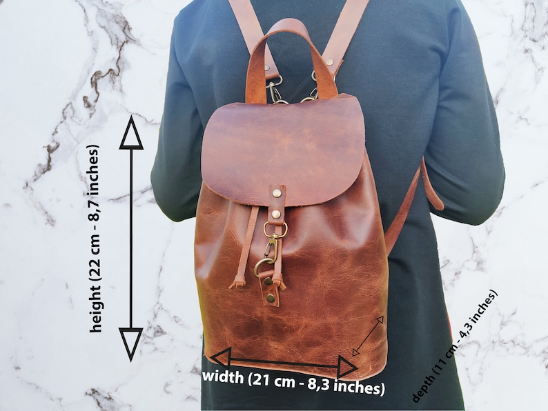 Women Leather Backpack Pattern Mini Backpack Purse Pattern - Etsy