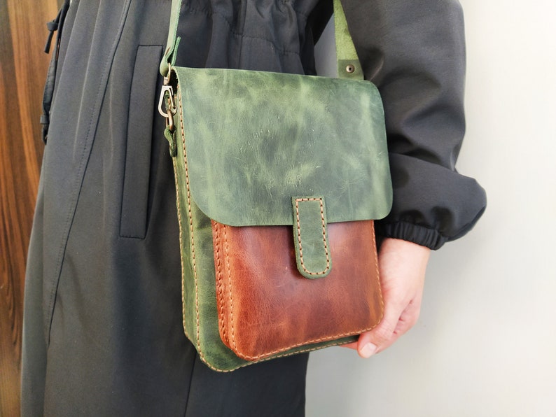 Unisex Leather Messenger Bag Pattern Simple Crossbody Bag Pdf Etsy