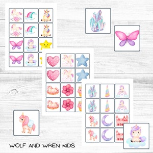 Unicorn Matching Memory Game - Pre-K, Kindergarten