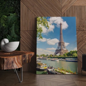 Eiffel Tower Canvas Print | Eiffel Tower Print, Eiffel Tower Art Print, Eiffel Tower Wall Art, Paris Canvas, Paris Print, Paris Wall Art