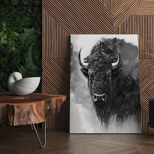 Buffalo Canvas Print | Buffalo Canvas Art, Buffalo Print, Buffalo Wall Art, Buffalo Canvas, Buffalo Wall Print, Buffalo Art Print Canvas