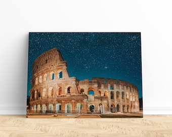 Rome Canvas Print, Colosseum Print, Colosseum Travel Print, Rome Print, Rome Wall Art, Rome Canvas, Rome Colosseum Print, Large Canvas Print