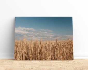Wheat Field Canvas Wall Art | Wheat field print, Wheat Art, Wheat Field Art, Wheat Print, Wheat Field Wall Art, Prairie print, Prairie art
