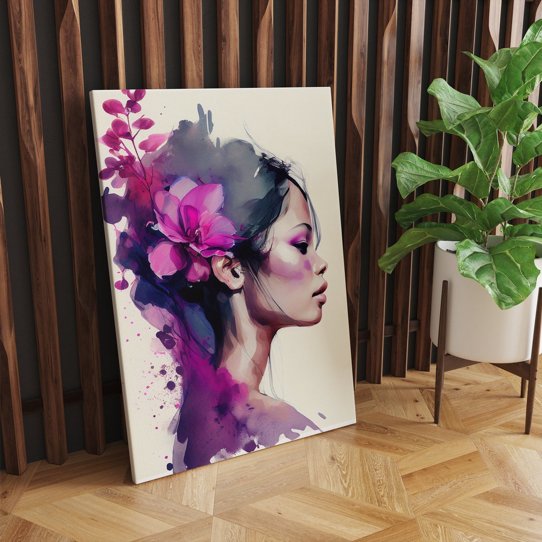 Japanese Wall Art Print Canvas, Japanese Print, Japanese Canvas Art