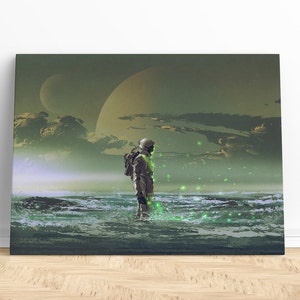 Astronaut Print Canvas Wall Art | Space print, Space wall art, Astronaut wall art, Astronaut canvas, Astronaut wall decor Astronaut in space