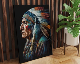 Native Americans Wall Art Canvas Print | Native Americans print, Native Americans wall decor, Indigenous prints, Indigenous wall art prints