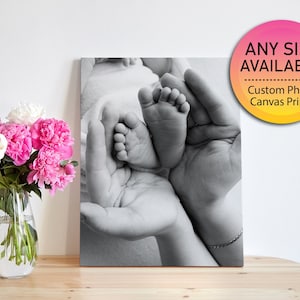 Custom Photo Print (All Sizes) | Custom canvas print, Gift for Wife, Print and frame, Photo canvas, Photo print, Anniversary gift, Wall art