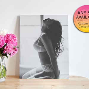 All Sizes Boudoir Photo Canvas Prints - Turn your photos into canvas art, boudoir print, boudoir picture, boudoir photography, boudoir art