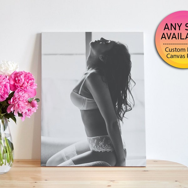 All Sizes Boudoir Photo Canvas Prints - Turn your photos into canvas art, boudoir print, boudoir picture, boudoir photography, boudoir art