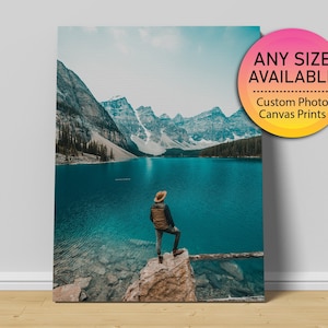 All Sizes Photo Canvas Print - Turn Your Photos into Canvas, Personalized Photo Canvas Print, Photo on Canvas, Stretched Canvas Print