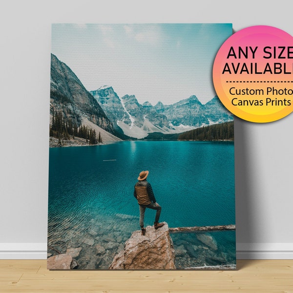 All Sizes Photo Canvas Print - Turn Your Photos into Canvas, Personalized Photo Canvas Print, Photo on Canvas, Stretched Canvas Print