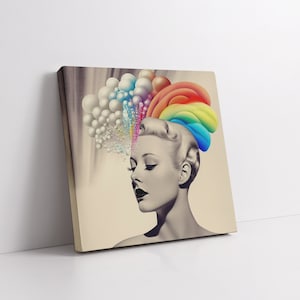 Surrealism Wall Art Canvas | LGBTQ wall art, lgbtq art, lgbtq prints, lgbtq art print, gay art print, gay wall art, gay print, pride