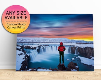 Custom Canvas Photo Print (All Sizes) | Custom photo gift, Custom print, Photo wall art, Photo on the wall, Canvas print, Custom canvas wall
