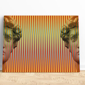 Greek statue canvas wall art print | Pop art print, Greek statue art, Greek print, Greek statue print, Greek statue, Pop art sculpture art