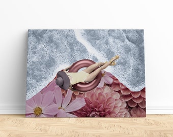 Surreal Wall Art Canvas Print | Trendy Wall Art, Feminine Wall Art, Surreal Art Print, Surrealism Print, Surreal Print, Surrealism Art Print