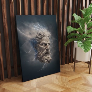 Greek god canvas print | Greek print, Greek god print, Greek god art, Greek god canvas, Greek wall art, Greek statue print, Greek mythology