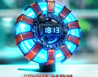 Iron Man Clock - Arc Reactor - Tony Stark (OFFICIAL jéjélingé)
