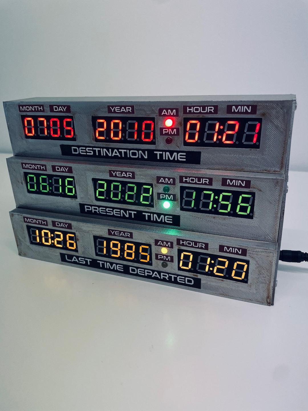Horloge Circuit Temporel Retour Vers Le Futur Horloge Circuit Temporel Time Machine Machine à remonter - Etsy France