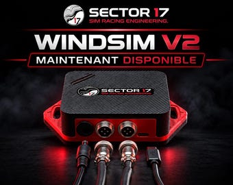Wind Simulator V2 for Sim Racing on PC with SimHub – Silent / Sport / Performance – SECTOR17