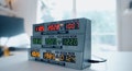 Clock (Time Circuit - Time Machine - Time Machine) of the DeLorean in Back to the Future (OFFICIAL j\u00e9j\u00e9ling\u00e9) product logo