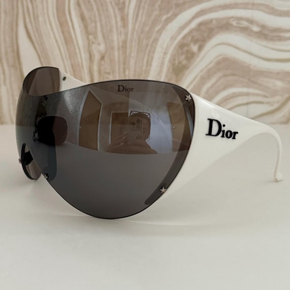 Dior Ski 1 Sunglasses Vintage Y2K Sunglasses Black and White
