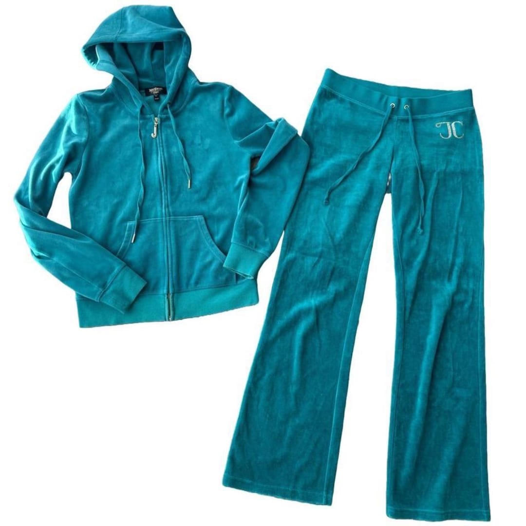 Rare Black Label Juicy Couture Tracksuit Velour Y2K Era