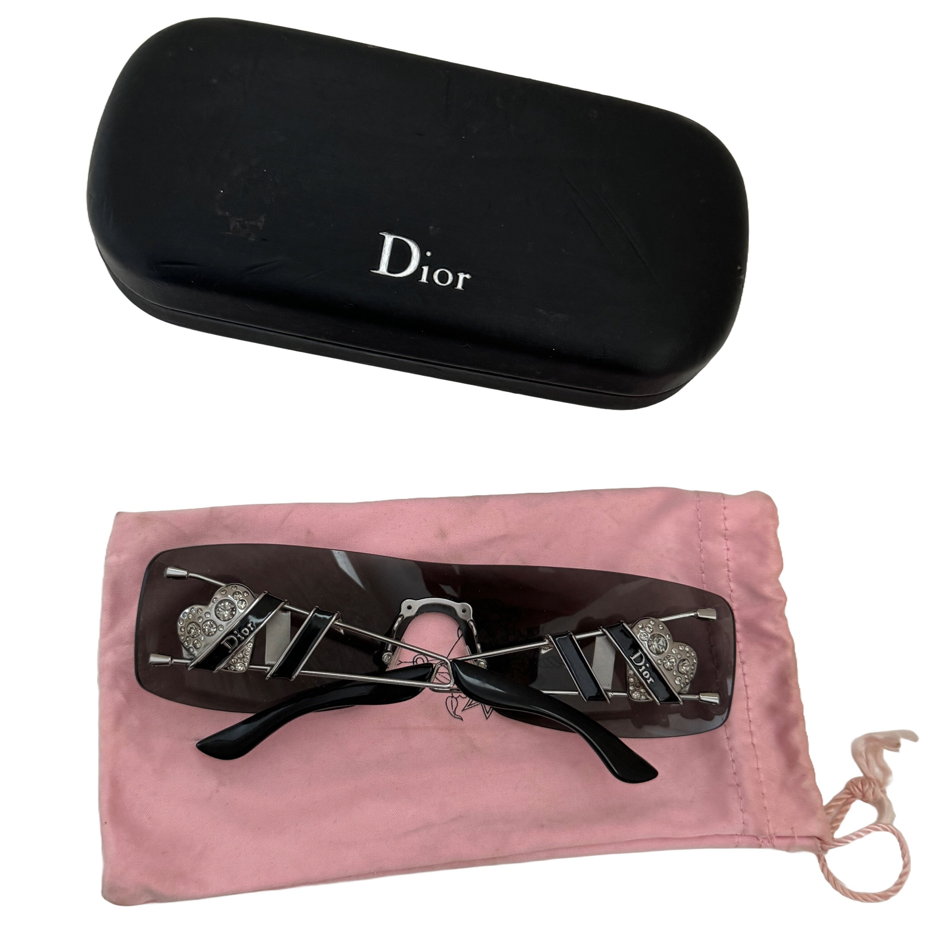 Dior Heart Core Vintage Rimless Sunglasses Y2K RARE STYLE - Etsy