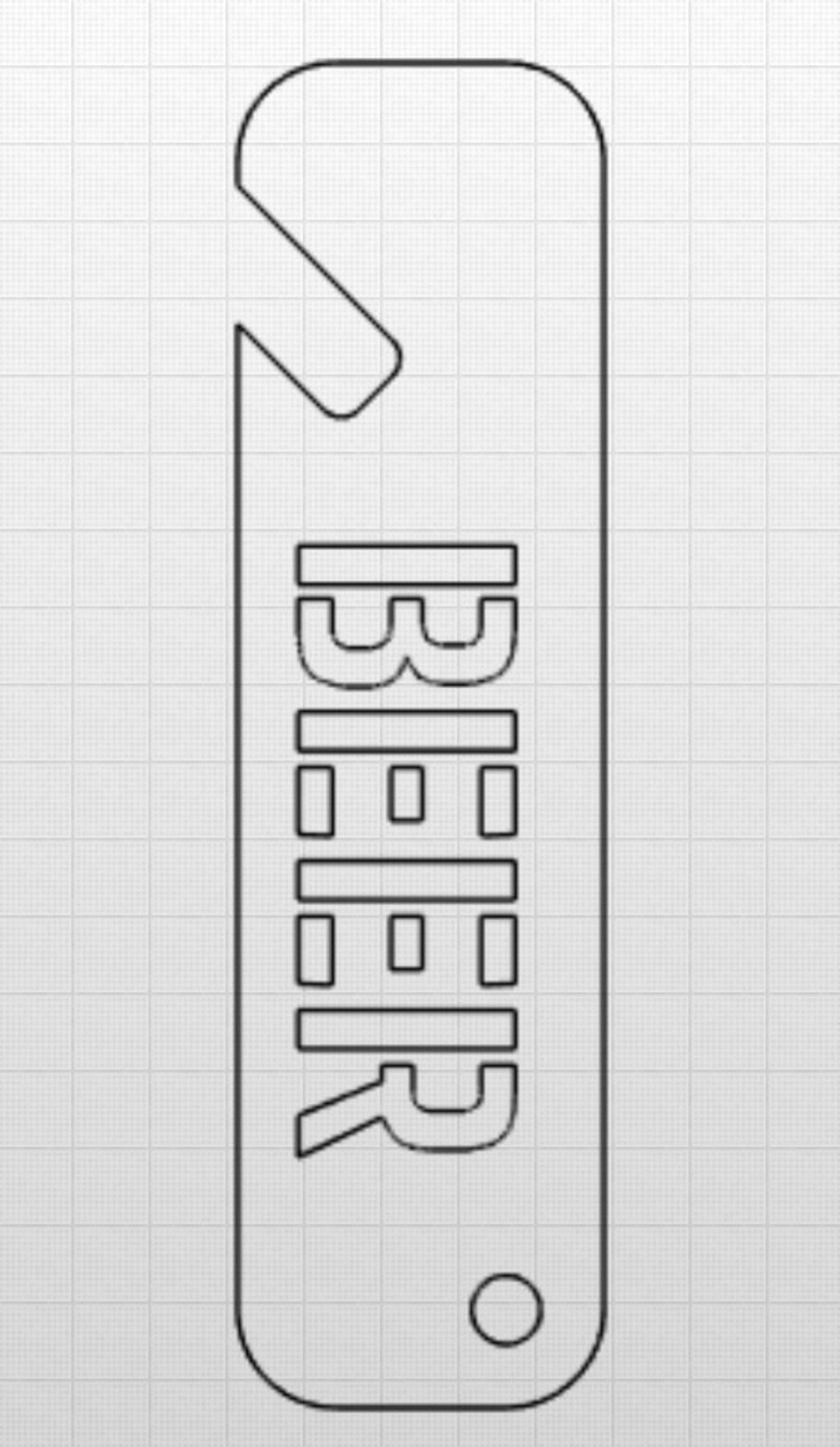 Beer Bottle Opener Dxf File Digital Download personal and Commercial