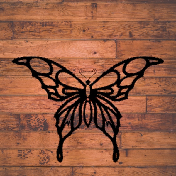 Butterfly DXF & SVG file digital download (Personal and commercial use)