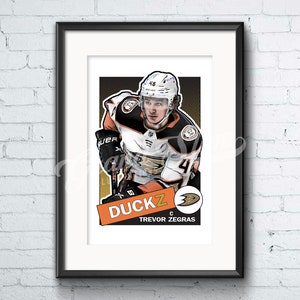 Trevor Zegras Illustration Print Poster Art