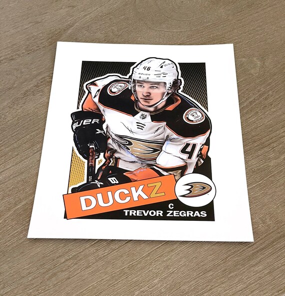 Trevor Zegras Poster Anaheim Ducks NHL Sports Print Sports -  UK