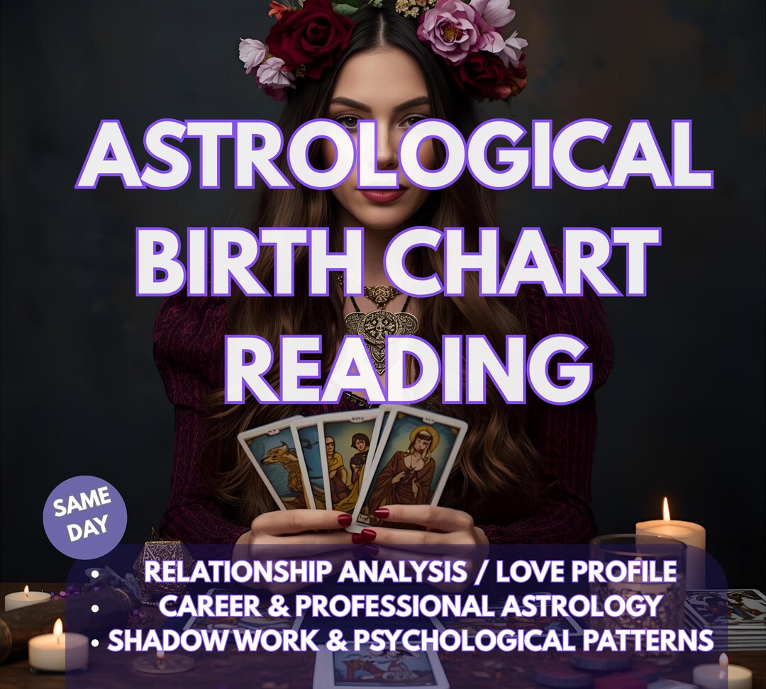 Personalized Birth Chart Reading PDF | Astrology Reading Love Career ...