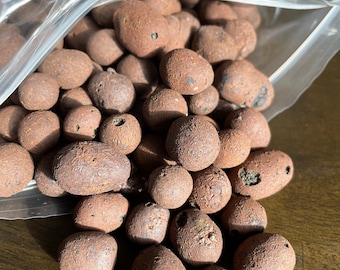 LECA, Expanded Clay Aggregate, Clay Balls for Hydroponic Gardening, Indoor Gardening Supplies, Soil Free Gardening Materials,Plant Substrate