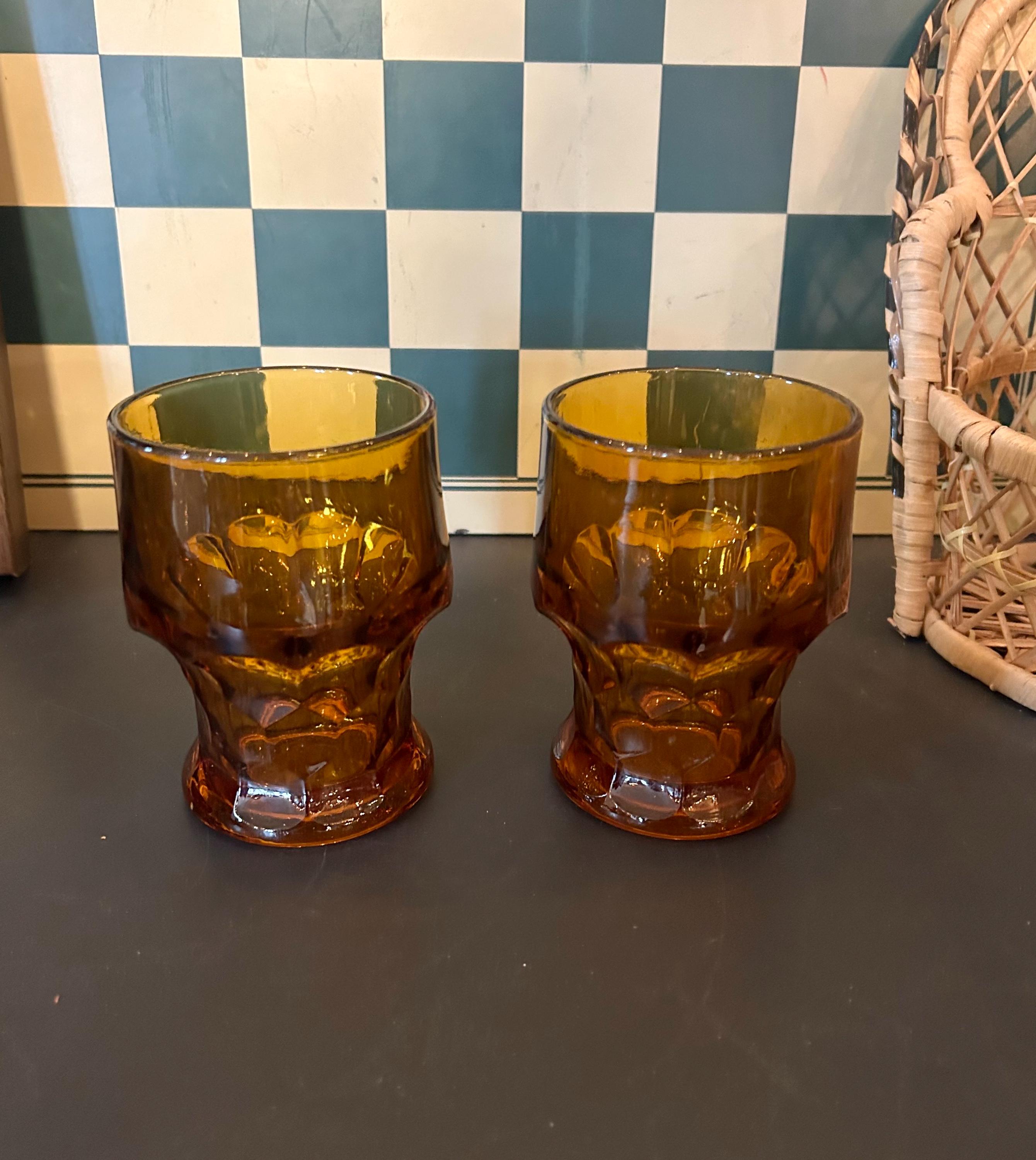 Anchor Hocking Georgian Viking Honeycomb Tumblers - Set of 2 - Etsy