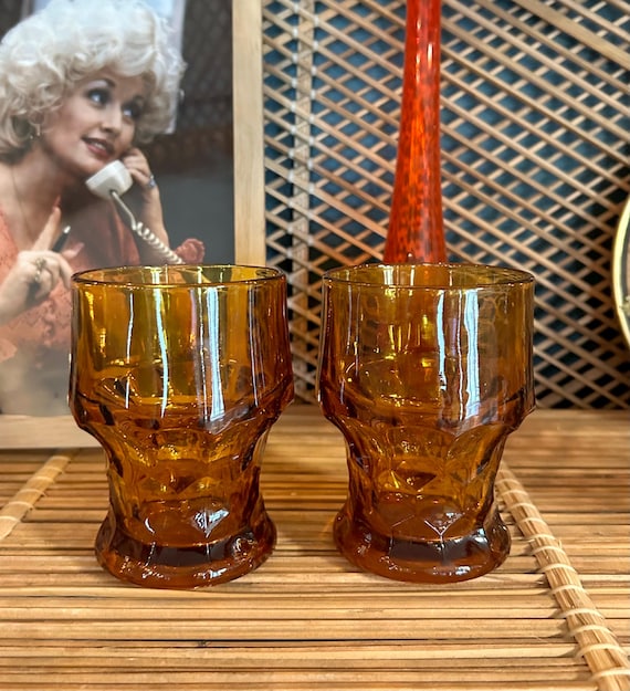 Anchor Hocking Georgian Viking Honeycomb Tumblers - Set of 2 - Etsy