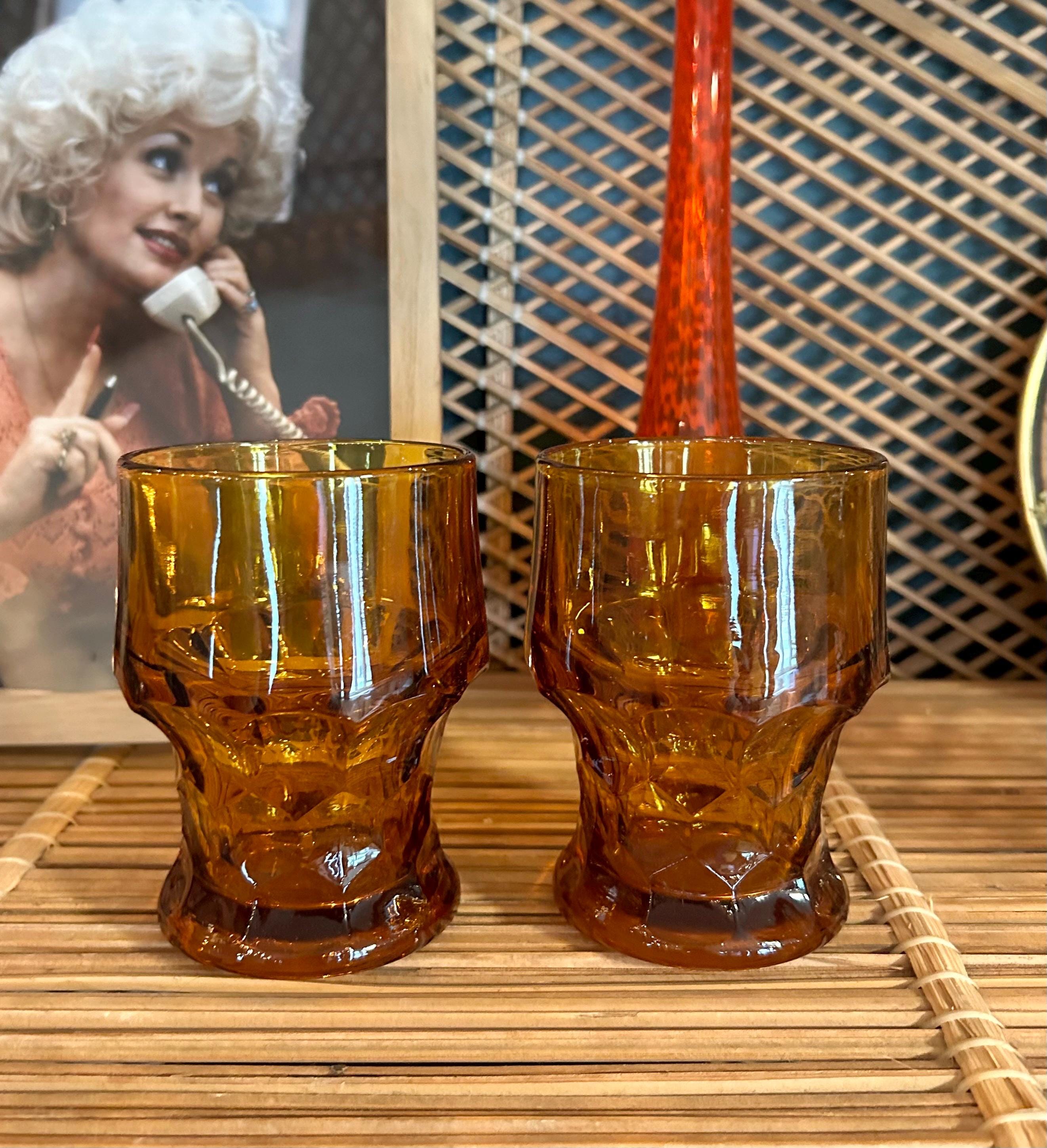 Anchor Hocking Georgian Viking Honeycomb Tumblers - Set of 2 - Etsy